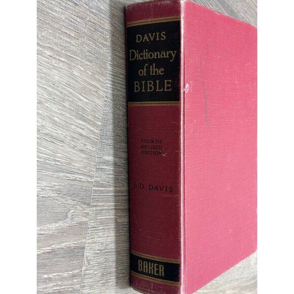 A Dictionary Of The Bible By John D Davis Fourth Revised Edition Hardcover - Picture 1 of 8